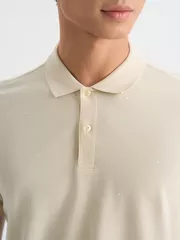 Áo Polo Nam Họa Tiết Hình Học 5S Fashion Slimfit APC25076