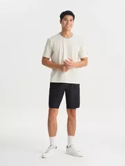 Áo Thun Nam Ngắn Tay 5S Fashion Cotton Phom Casual ATS25002