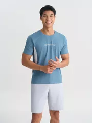 Áo Thun Nam Thể Thao 5S Fashion Can Phối Phom Slimfit ATS25011