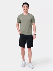 Áo Thun Nam Ngắn Tay 5S Fashion PERSON Slimfit ATS24010