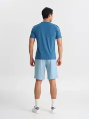 Áo Thun Nam 5S Fashion Họa Tiết Phom Slimfit ATS25057