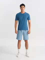 Áo Thun Nam 5S Fashion Họa Tiết Phom Slimfit ATS25057