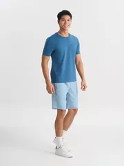 Áo Thun Nam 5S Fashion Họa Tiết Phom Slimfit ATS25057