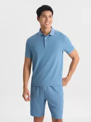 Set Bộ Polo Phối Short Thể Thao 5S Fashion Basic Phom Slimfit BPL25004