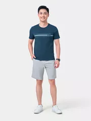 Áo Thun Nam Ngắn Tay 5S FASHION In Cao Cấp Slimfit ATS24021