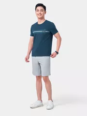 Áo Thun Nam Ngắn Tay 5S FASHION In Cao Cấp Slimfit ATS24021