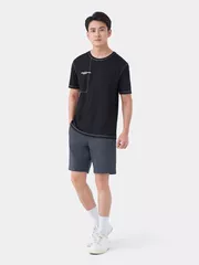 Áo Thun Nam Ngắn Tay 5S Fashion Chần Chỉ Casual ATS24022