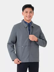Áo khoác gió 2 lớp cổ bẻ 5S Fashion AKG23011