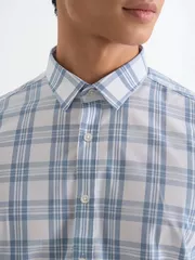 Áo Sơ Mi Nam 5S Fashion Kẻ Caro Sang Trọng Slimfit ASC25019