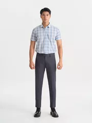 Áo Sơ Mi Nam 5S Fashion Kẻ Caro Sang Trọng Slimfit ASC25019