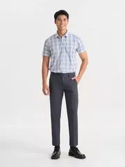 Áo Sơ Mi Nam 5S Fashion Kẻ Caro Sang Trọng Slimfit ASC25019