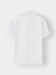 Áo Sơ Mi Nam Ngắn Tay 5S Fashion Có Túi Dệt Hiệu Ứng ASC25004