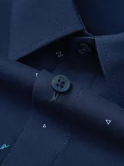 Áo Sơ Mi Nam Ngắn Tay Họa Tiết 5S Fashion Phom Smart Fit ASC25009