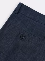 Quần Short Tây Nam 5S Fashion Hiệu Ứng Kẻ Ô Regular QSA25004