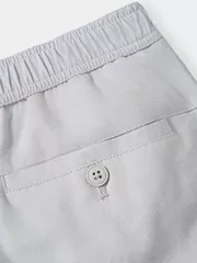 Quần Short Kaki Nam 5S Fashion Cạp Chun Vải Wash Smart Fit QSK25001