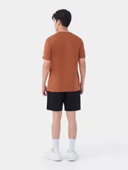 Áo Thun Nam Ngắn Tay 5S Fashion In Tay Slimfit ATS24031