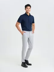 Áo Sơ Mi Nam Ngắn Tay 5S Fashion Trơn Smart Fit ASC25032