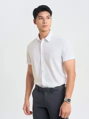 Áo Sơ Mi Nam Họa Tiết 5S Fashion Phom Slimfit ASC25060