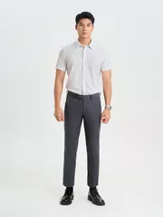 Áo Sơ Mi Nam Họa Tiết 5S Fashion Phom Slimfit ASC25060