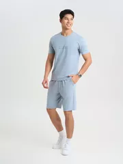 Quần Short Thể Thao Nam 5S Fashion Cạp Chun Trơn Basic BQST25003
