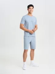 Quần Short Thể Thao Nam 5S Fashion Cạp Chun Trơn Basic BQST25003