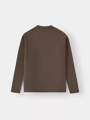 Áo Giữ Nhiệt Cổ 3 Phân Cho Bé Trai Bé Gái HEAT-TECH Extra-warm Lót Bông Nỉ K0AGN25006