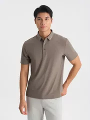 Áo Polo Nam Thể Thao 5S Fashion In Cổ Phom Regular APC25055
