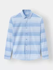 Áo Sơ Mi Nam Dài Tay 5S Fashion Kẻ Ngang Slimfit SMD23180