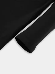 Áo Giữ Nhiệt Nữ Cổ 3 Phân 5S Fashion Cách Điệu W0AGN25001