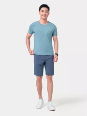 Áo Thun Nam Ngắn Tay 5S Fashion Virtual Reality Slimfit ATS24045