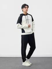 Set Bộ Nỉ Hoodie Nam 5S Fashion Can Phối Phom Casual MBNH25008