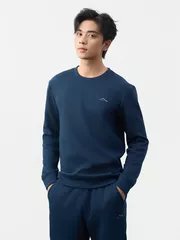 Áo Nỉ Nam S-WARM 5S Fashion Thêu Họa Tiết Phom Slimfit MBANI25013