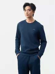 Áo Nỉ Nam S-WARM 5S Fashion Thêu Họa Tiết Phom Slimfit MBANI25013