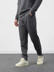 Quần Nỉ Nam S-WARM 5S Fashion Thêu Họa Tiết Phom Slimfit MBQNI25013