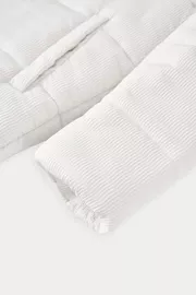 Áo Phao Nữ 5S FASHION W-PUFFER HEATLOCK Mặt Vải Hiệu Ứng W0APH25007