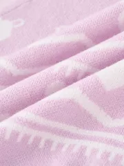 Áo Len Bé Gái 5S Fashion Tay Raglan Phom Regular G0ALE25002