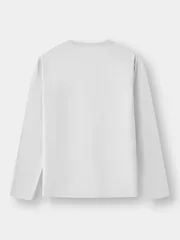 Áo Thun Nam Dài Tay 5S Fashion In Logo Basic Slimfit M0ATH25006