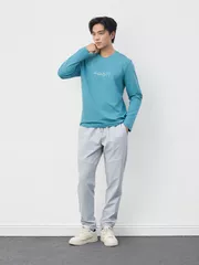 Áo Thun Nam Dài Tay ATHLETICS 5S FASHION Phom Slimfit M0ATH25002