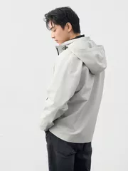 Áo Khoác Gió Nam Pro-DWR 5S FASHION Tay Raglan Có Mũ Tháo Được M0AKG25009