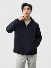 Áo Khoác Gió Nam Pro-DWR 5S FASHION Tay Raglan Có Mũ Tháo Được M0AKG25009