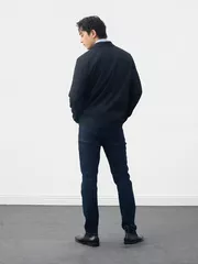 Áo Khoác Thời Trang Nam 5S Fashion Cổ Đức Dệt Hiệu Ứng M0AKH25018