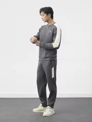 Set Bộ Nỉ Nam Can Phối RELIABLE S-WARM 5S Fashion Phom Slimfit MBNI25005