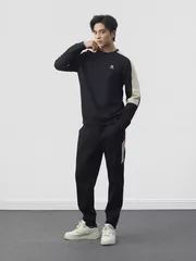 Set Bộ Nỉ Nam Can Phối RELIABLE S-WARM 5S Fashion Phom Slimfit MBNI25005