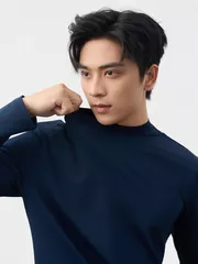 Áo Giữ Nhiệt Nam Cổ 3 Phân 5S Fashion HEATTECH Extra-warm Siêu Ấm M0AGN25005