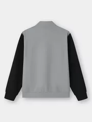 Áo Nỉ Khóa Cổ Trụ Nam 5S Fashion Can Phối Slimfit MBAKN25017