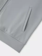 Áo Nỉ Khóa Cổ Trụ Nam 5S Fashion Can Phối Slimfit MBAKN25017