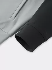 Áo Nỉ Khóa Cổ Trụ Nam 5S Fashion Can Phối Slimfit MBAKN25017