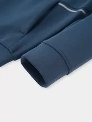 Áo Nỉ Nam Kéo Khóa 5S Fashion In Đơn Giản Phom Slimfit MBAKN25021