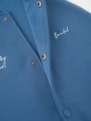 Áo Khoác Bomber Nam 5S Fashion Vải Nỉ Phom Regular M0ABF25001