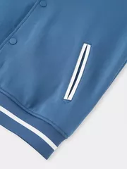 Áo Khoác Bomber Nam 5S Fashion Vải Nỉ Phom Regular M0ABF25001